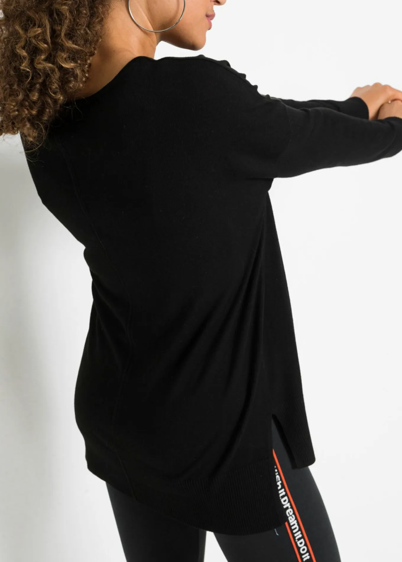 Jersey de punto oversize en mezcla de viscosa