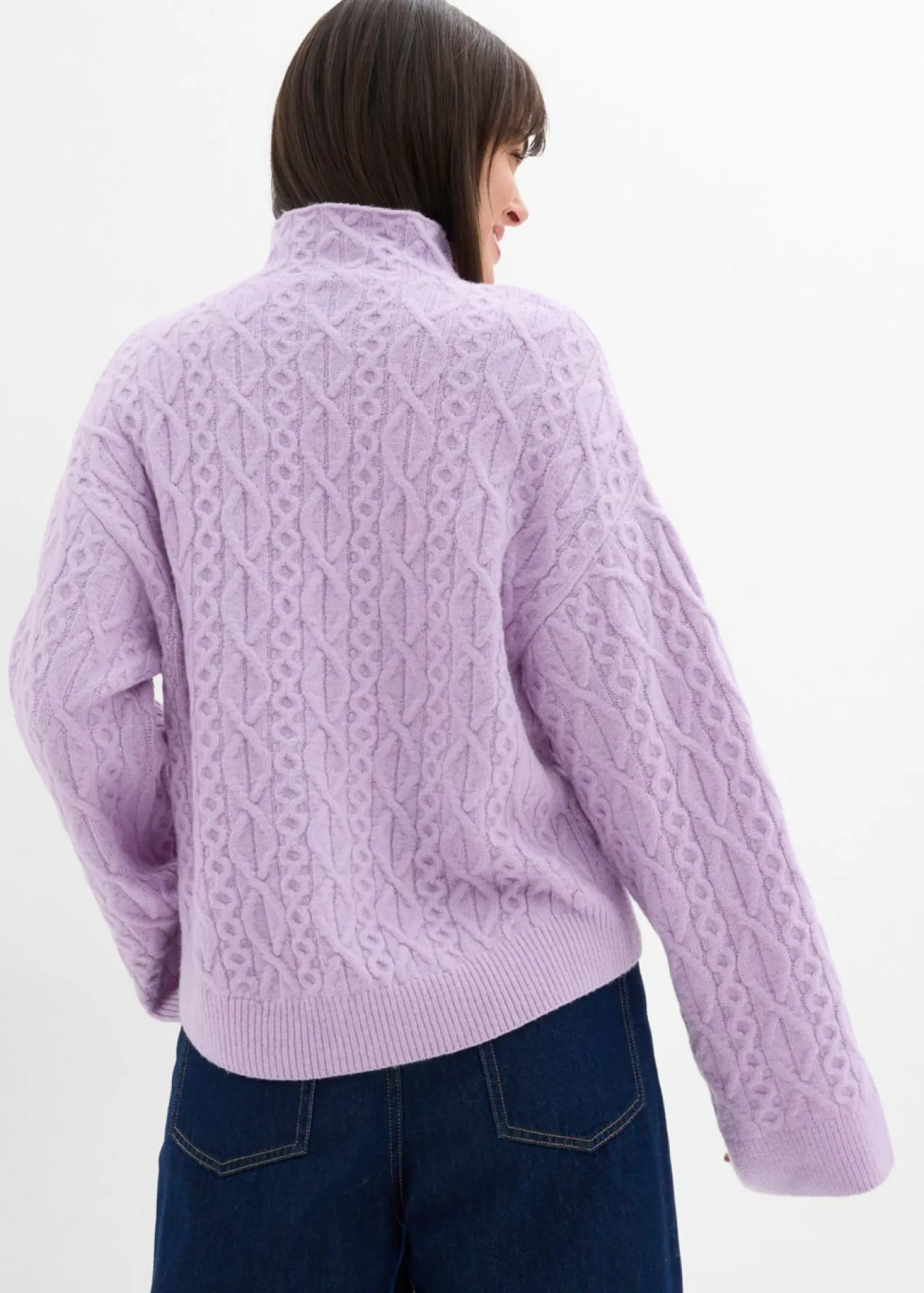 Jersey de punto trenzado
