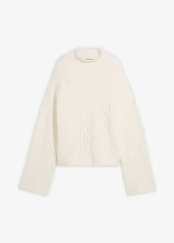 Jersey de punto trenzado