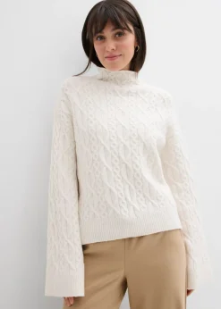 Jersey de punto trenzado