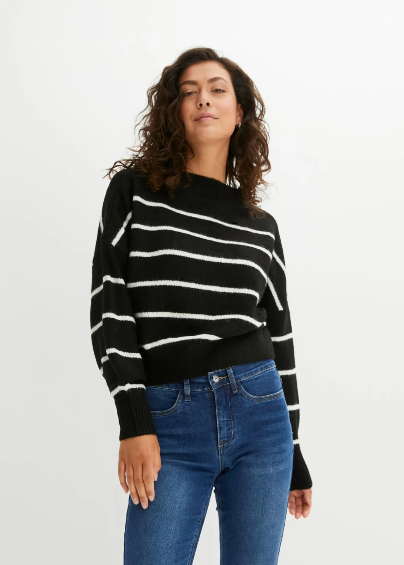 Jersey de rayas con corte holgado