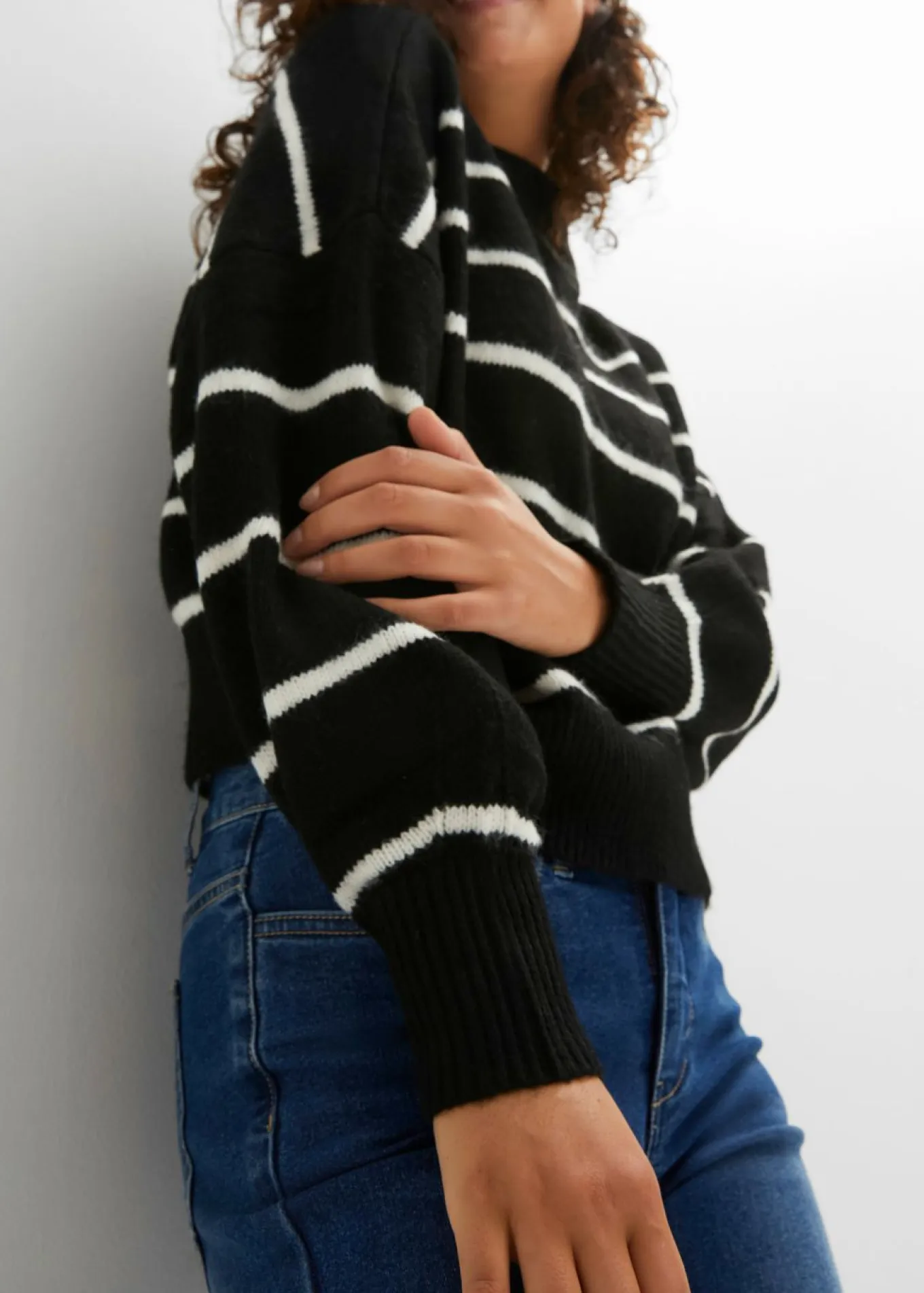 Jersey de rayas con corte holgado