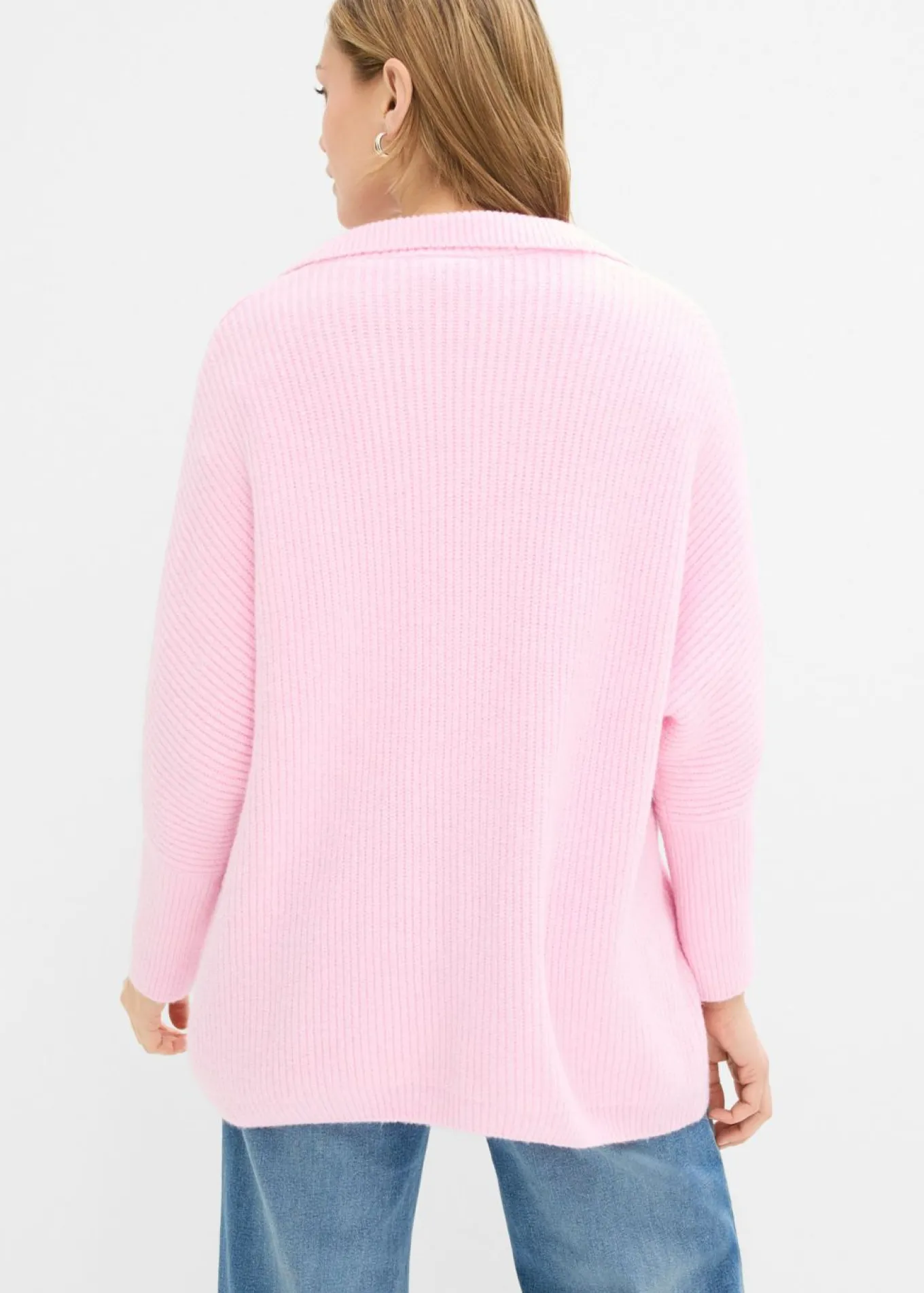 Jersey holgado con cuello tipo polo