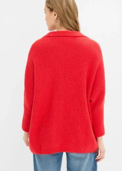 Jersey holgado con cuello tipo polo
