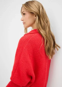 Jersey holgado con cuello tipo polo