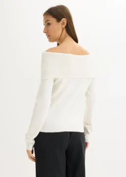Jersey holgado con escote bañera