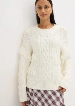 Jersey holgado con flecos