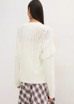 Jersey holgado con flecos