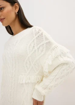 Jersey holgado con flecos