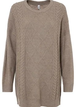 Jersey holgado con patrón trenzado