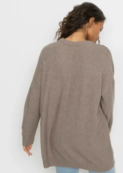 Jersey holgado con patrón trenzado