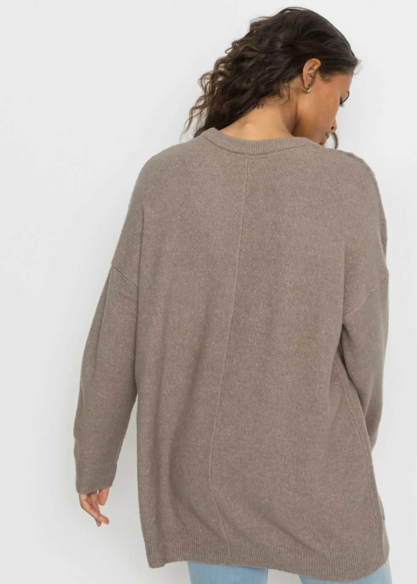 Jersey holgado con patrón trenzado