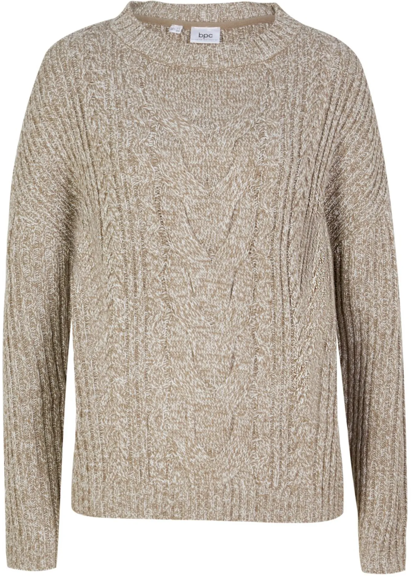 Jersey holgado con patrón trenzado