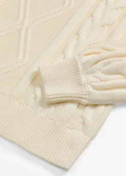 Jersey holgado con patrón trenzado