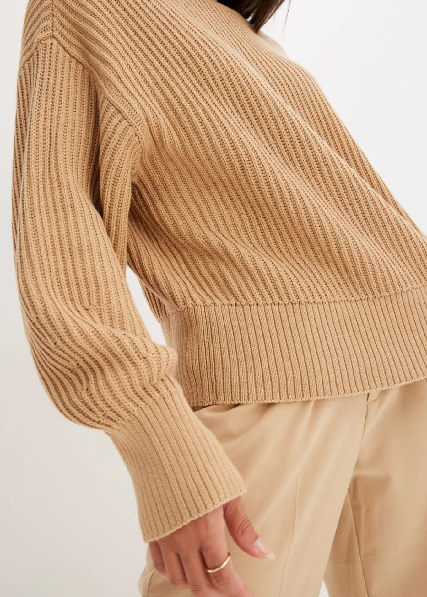 Jersey holgado de algodón puro