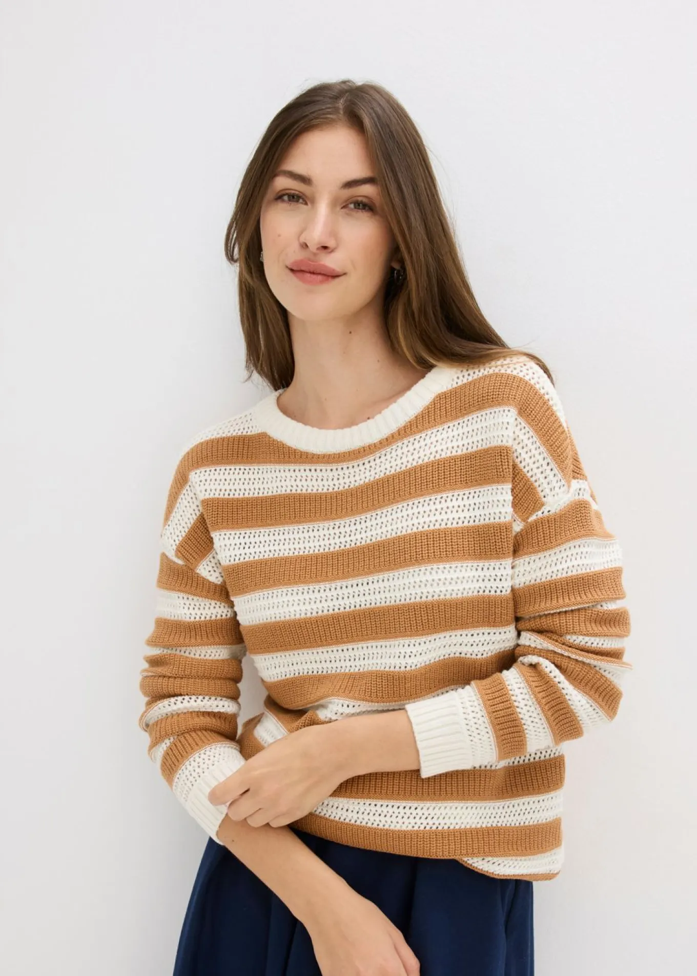 Jersey holgado de algodón puro