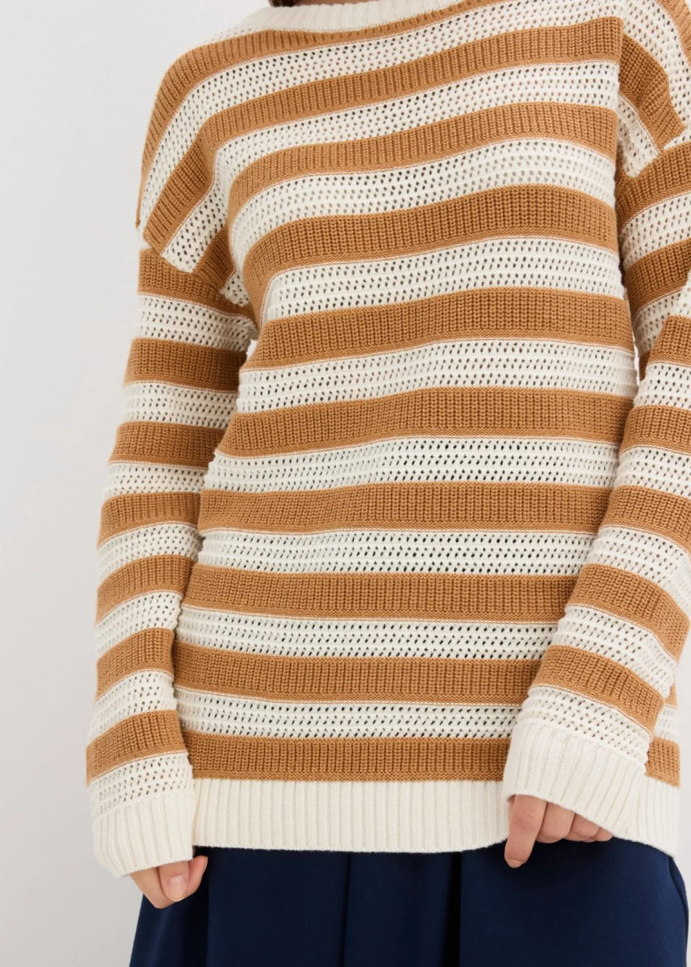 Jersey holgado de algodón puro