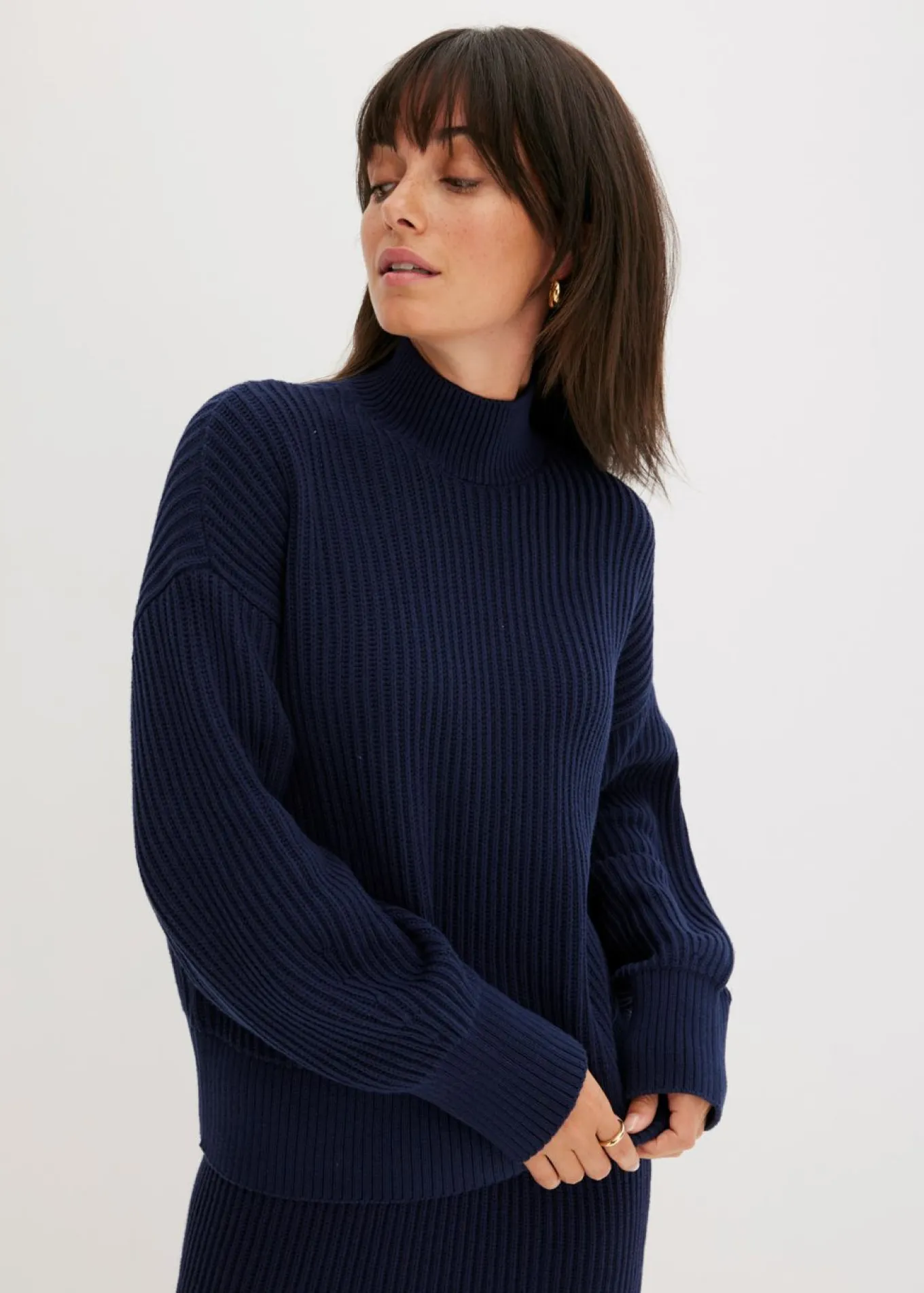 Jersey holgado de algodón puro