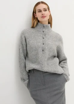 Jersey holgado de lana con alpaca