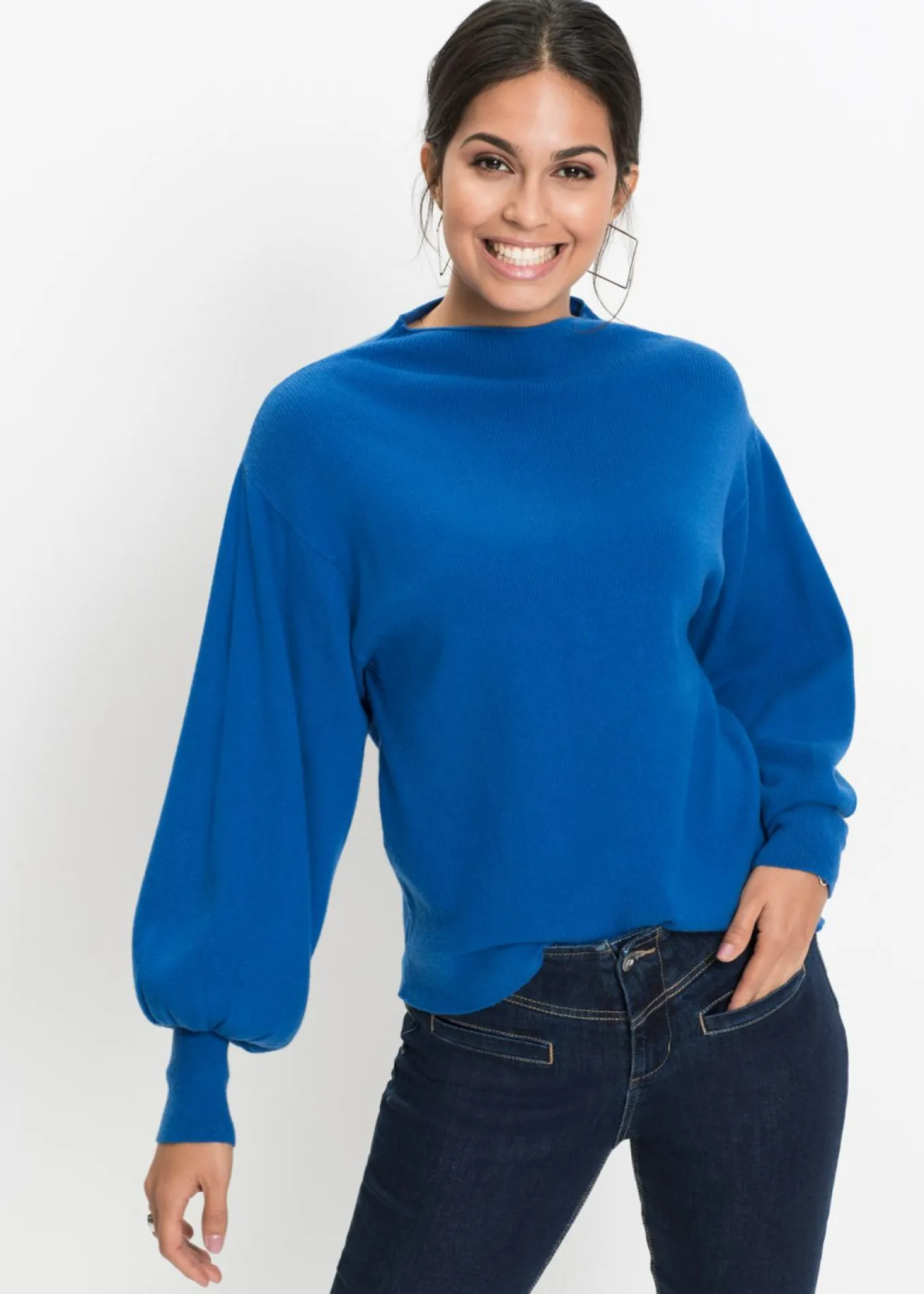 Jersey holgado de mezcla de viscosa