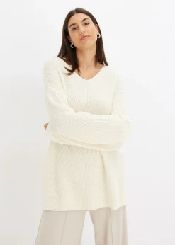 Jersey holgado de mezcla de lana