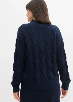 Jersey holgado de mezcla de viscosa suave