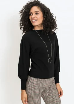 Jersey holgado de mezcla de viscosa