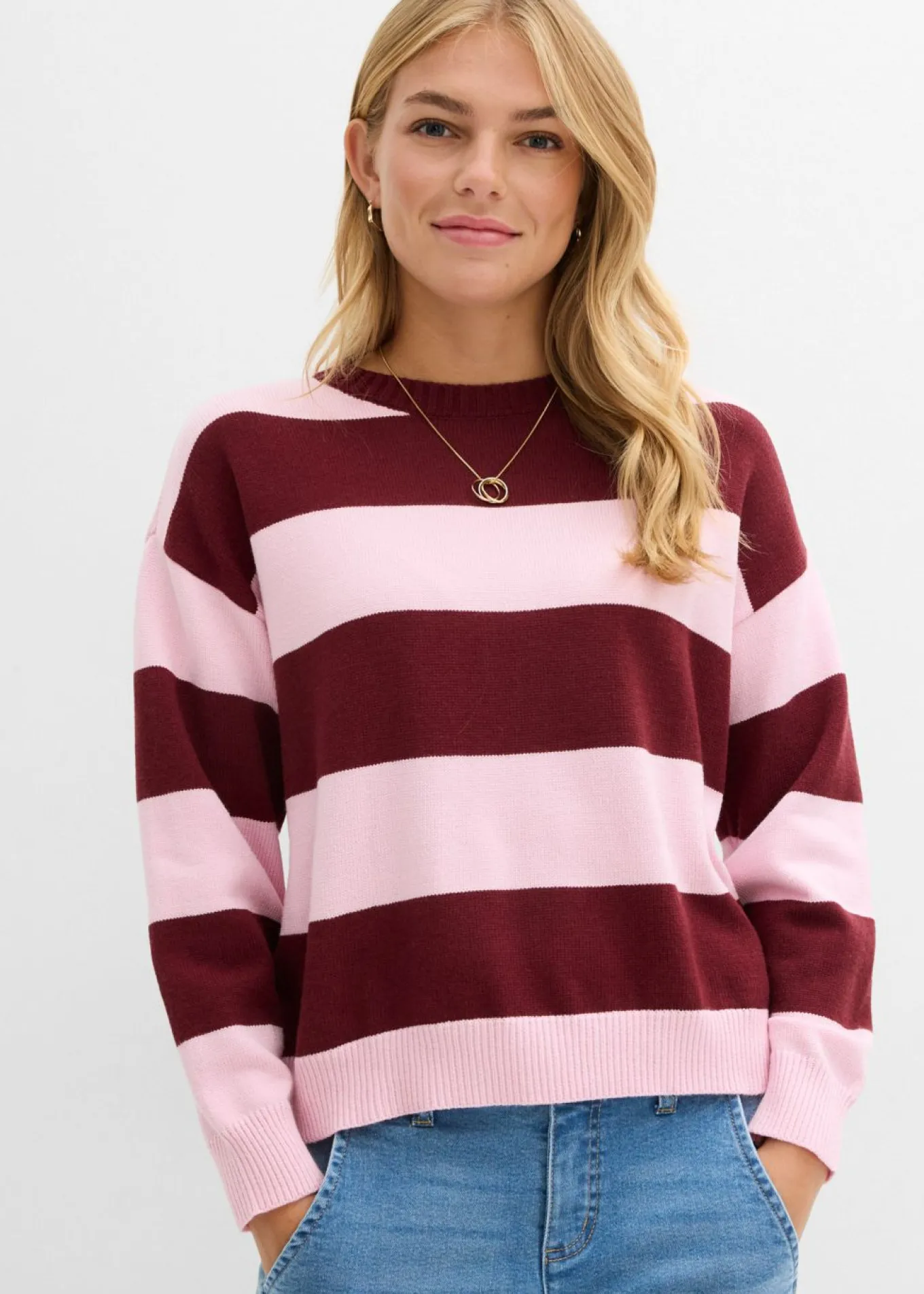 Jersey holgado de mezcla de viscosa suave