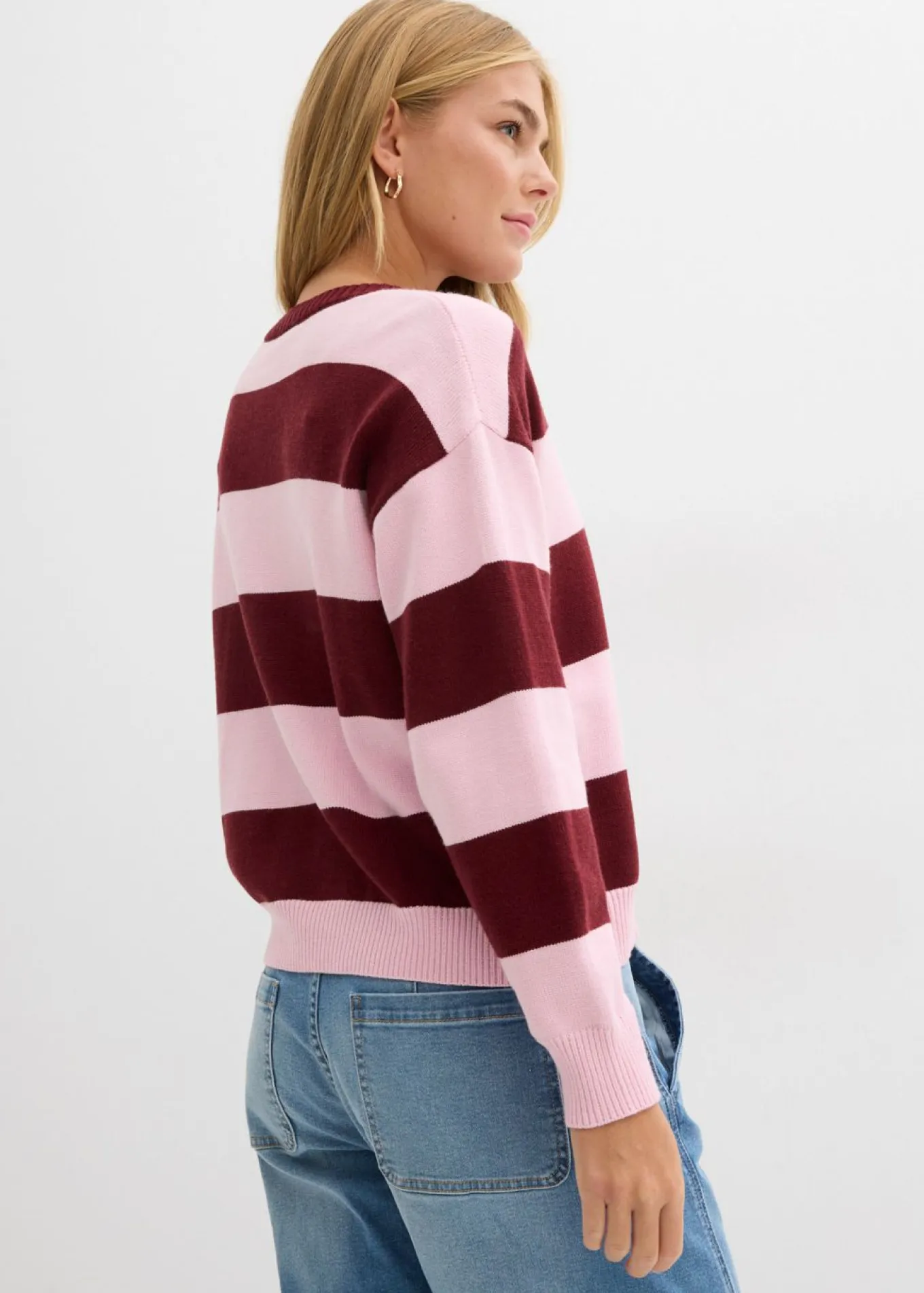 Jersey holgado de mezcla de viscosa suave