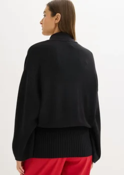 Jersey holgado de mezcla de viscosa suave