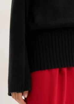Jersey holgado de mezcla de viscosa suave