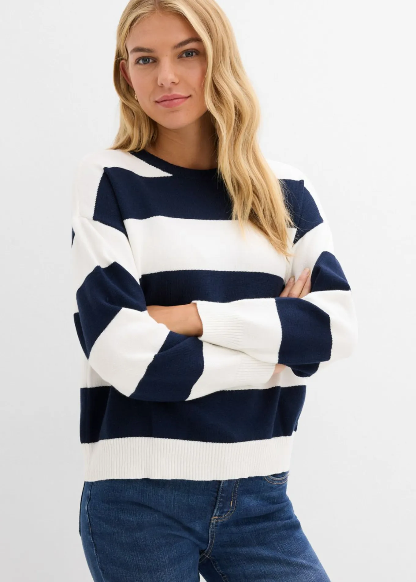 Jersey holgado de mezcla de viscosa suave