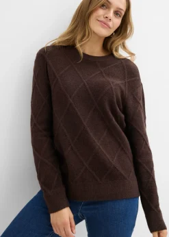 Jersey holgado de punto trenzado