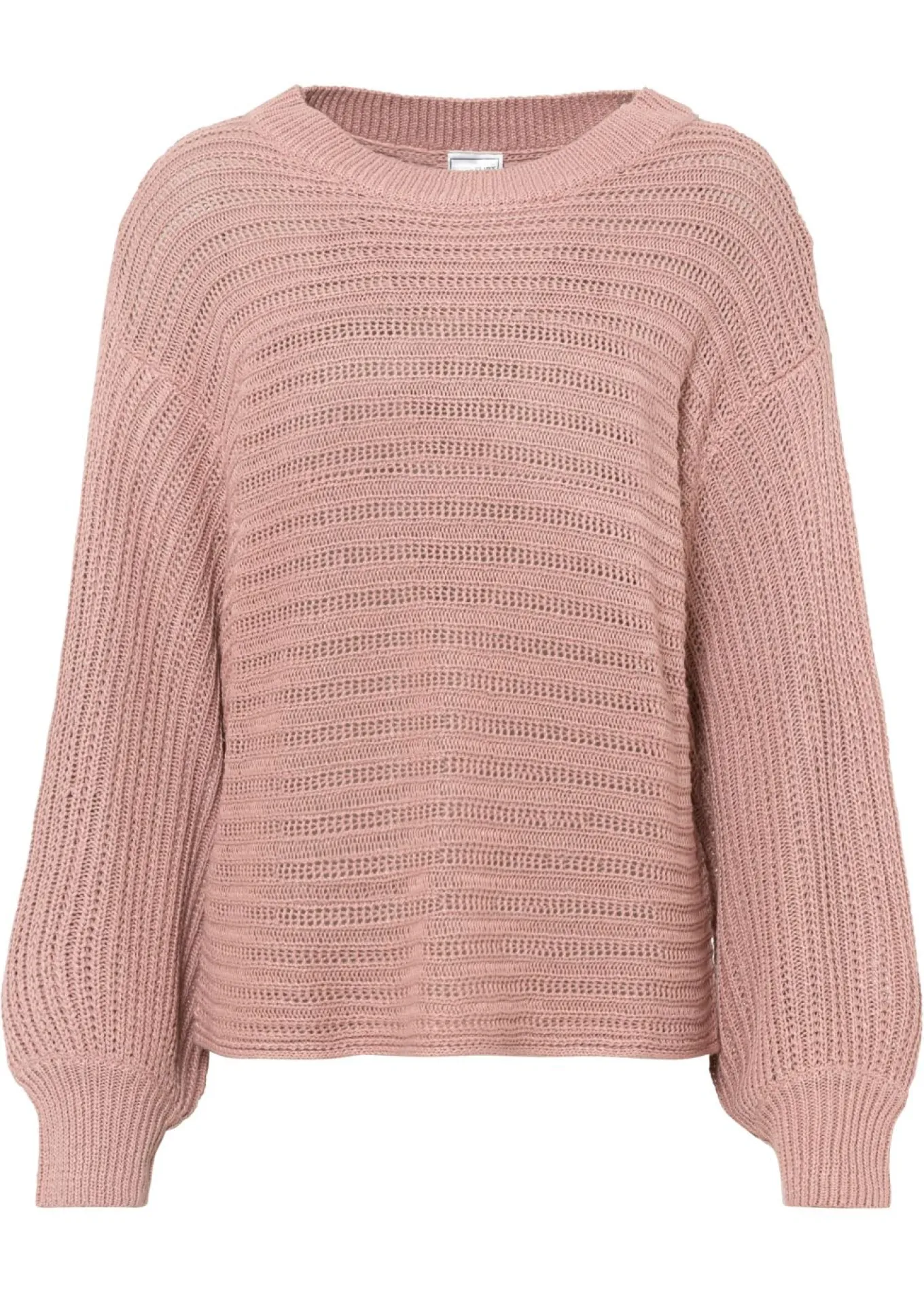 Jersey holgado de punto troquelado