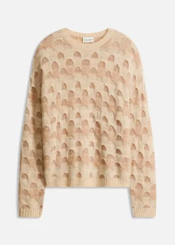 Jersey holgado suave con lana y alpaca