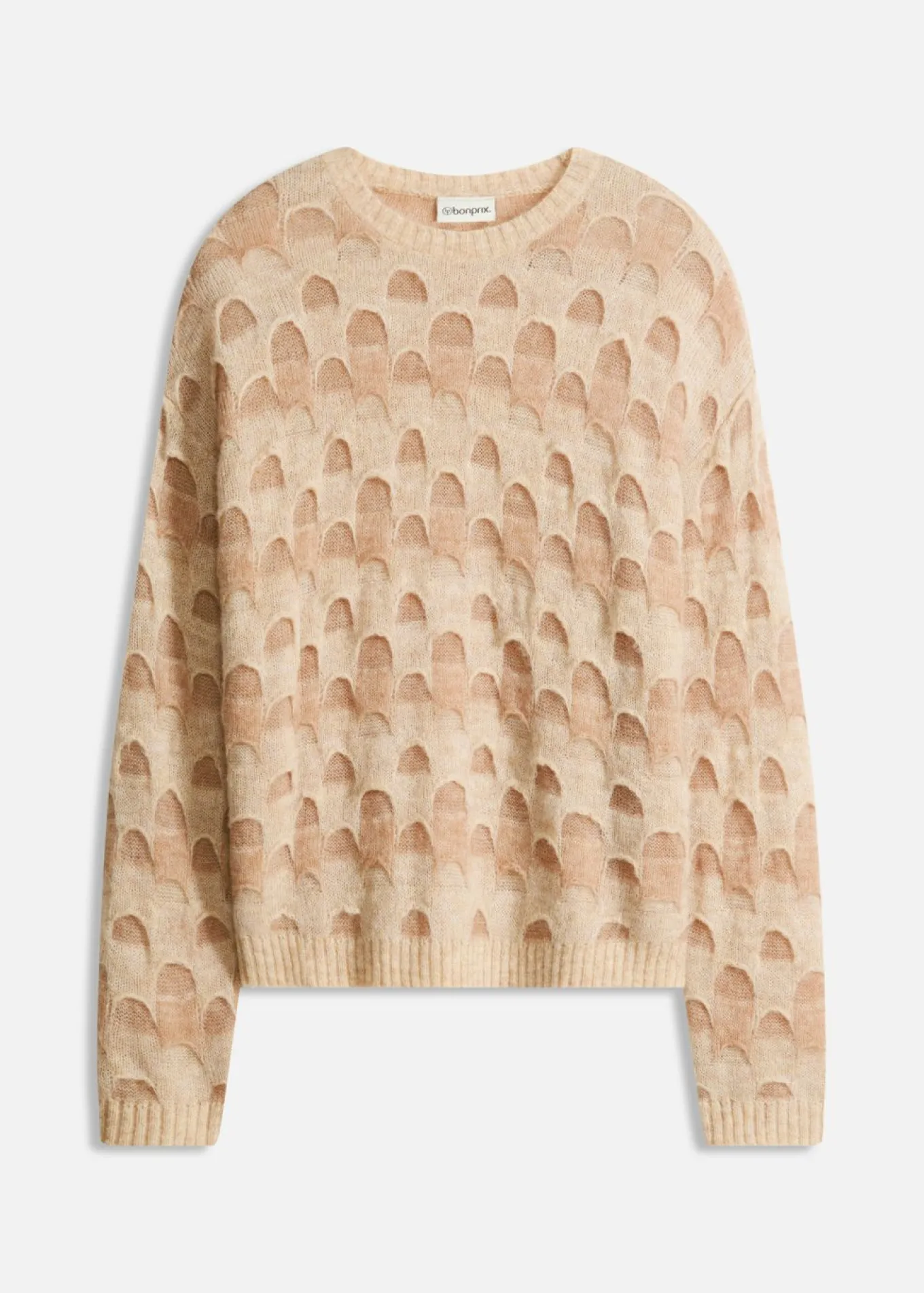 Jersey holgado suave con lana y alpaca