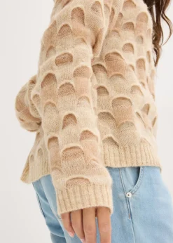 Jersey holgado suave con lana y alpaca