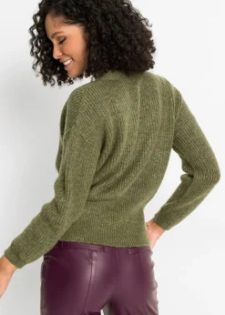 Jersey oversize con aspecto cruzado