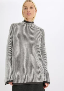 Jersey oversize con cuello alto