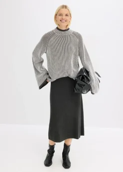 Jersey oversize con cuello alto