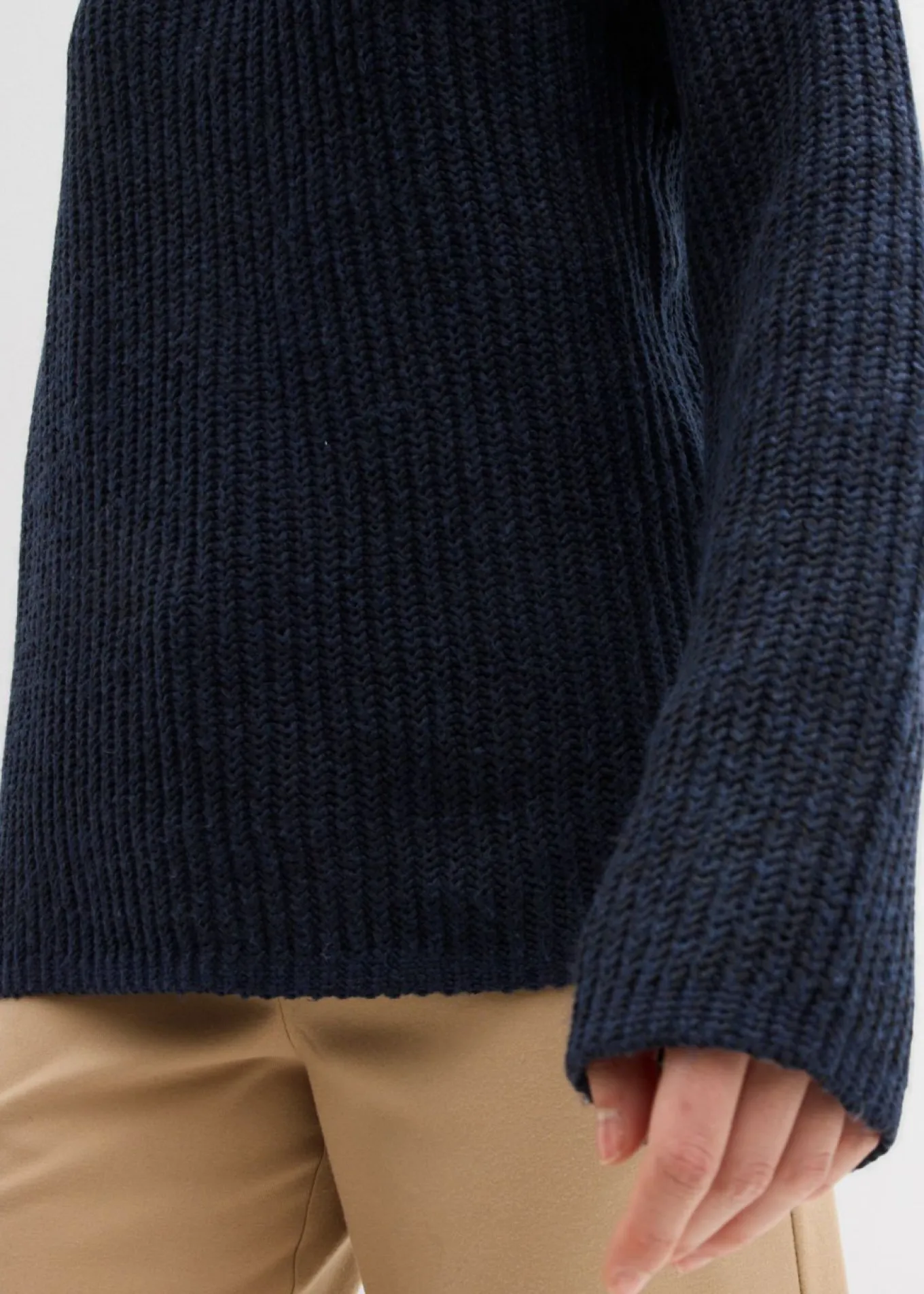 Jersey oversize de canalé