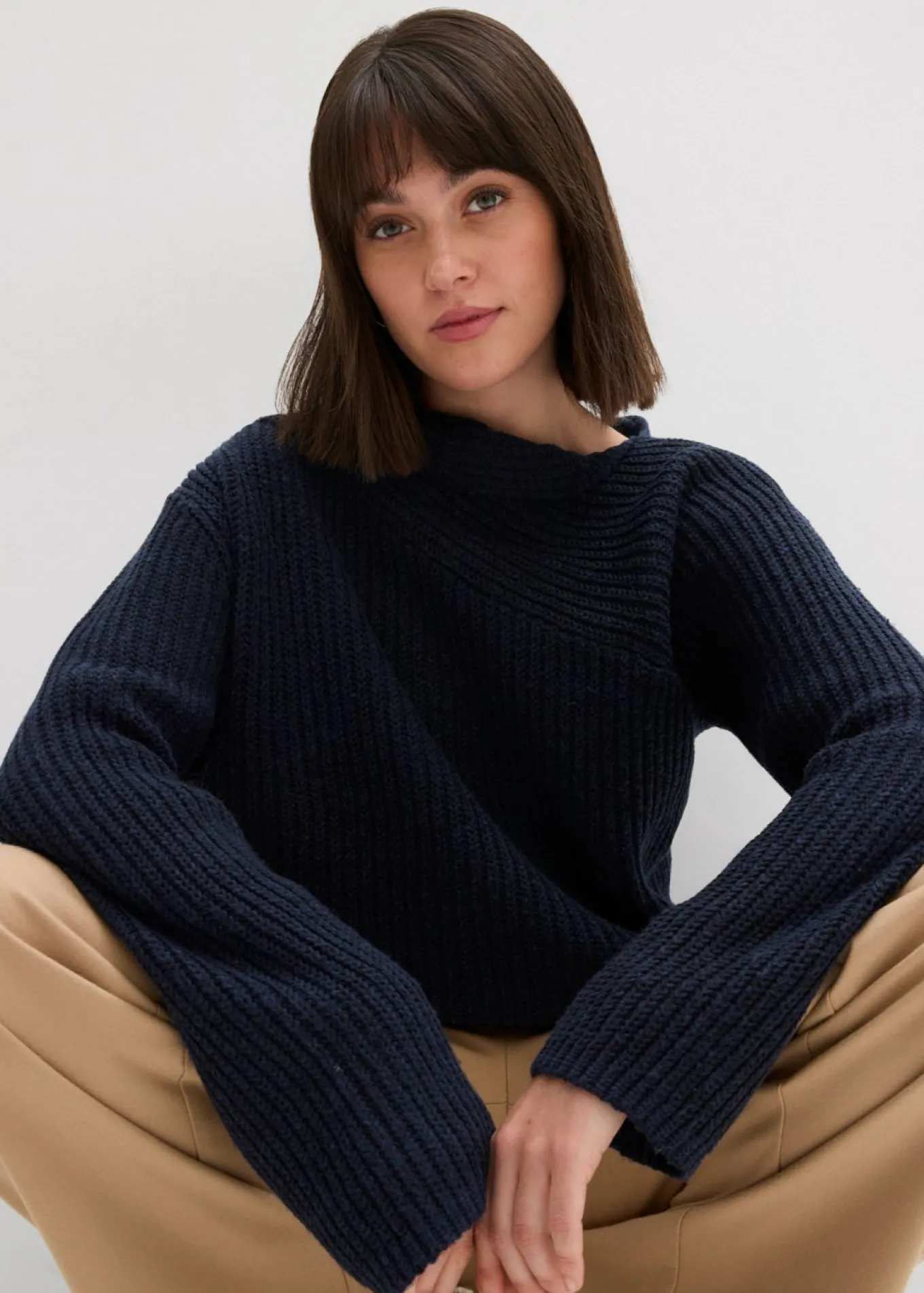 Jersey oversize de canalé