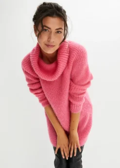 Jersey oversize de cuello vuelto