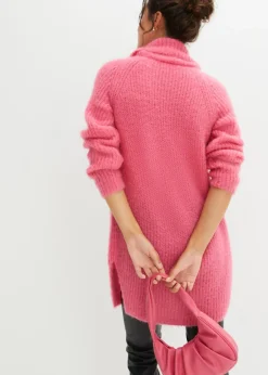 Jersey oversize de cuello vuelto