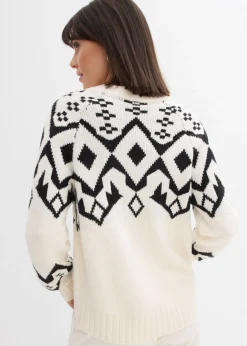 Jersey oversize de estilo noruego