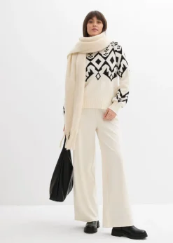 Jersey oversize de estilo noruego