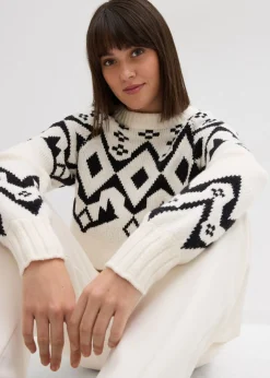 Jersey oversize de estilo noruego