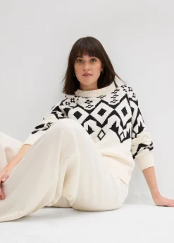 Jersey oversize de estilo noruego