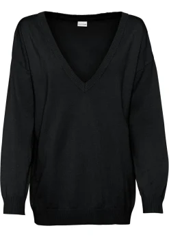 Jersey oversize de mezcla de viscosa