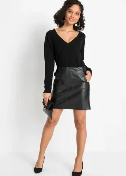 Jersey oversize de mezcla de viscosa